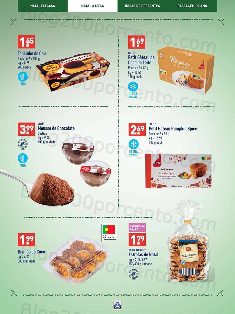 Antevisão Folheto ALDI Natal Promoções até 31 dezembro