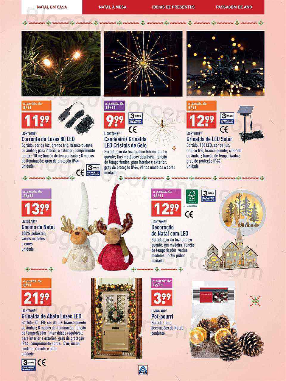 Antevisão Folheto ALDI Natal Promoções até 31 dezembro