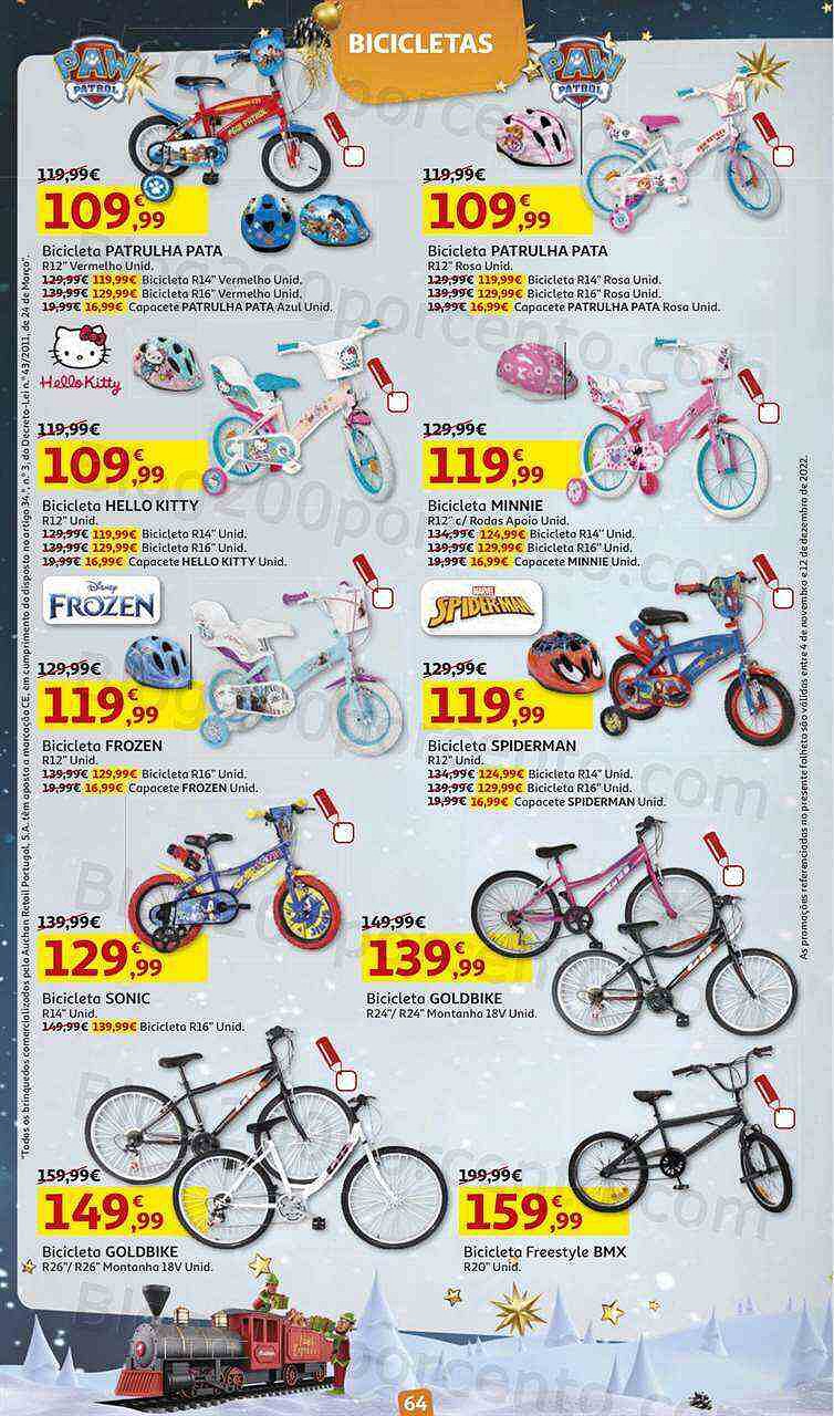 Antevisão Folheto AUCHAN Brinquedos Natal Promoções de 4 novembro a 12 dezembro