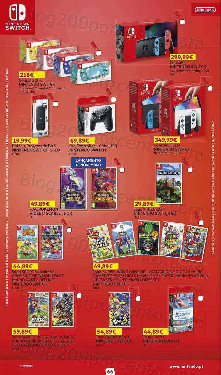 Antevisão Folheto AUCHAN Brinquedos Natal Promoções de 4 novembro a 12 dezembro