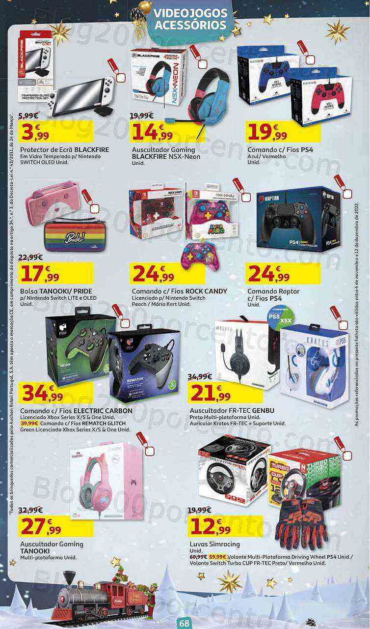 Antevisão Folheto AUCHAN Brinquedos Natal Promoções de 4 novembro a 12 dezembro