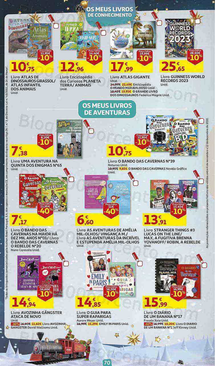 Antevisão Folheto AUCHAN Brinquedos Natal Promoções de 4 novembro a 12 dezembro