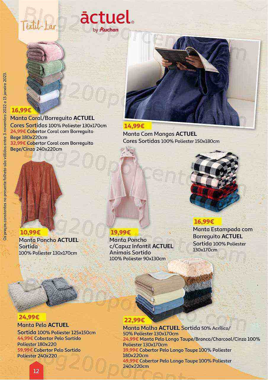 Antevisão Folheto AUCHAN Aquecimento 3 novembro a 15 janeiro