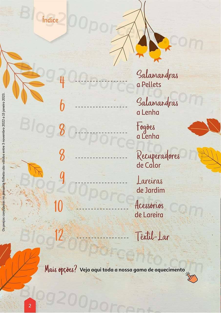 Antevisão Folheto AUCHAN Aquecimento 3 novembro a 15 janeiro