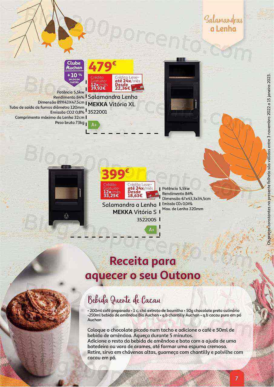 Antevisão Folheto AUCHAN Aquecimento 3 novembro a 15 janeiro
