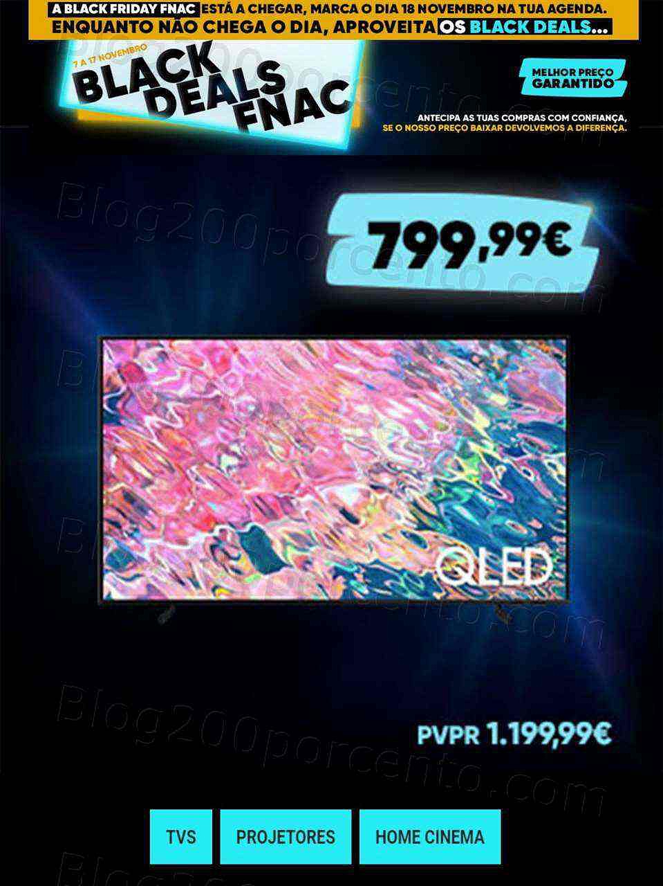 Antevisão Folheto FNAC Black Deals Promoções até 17 novembro