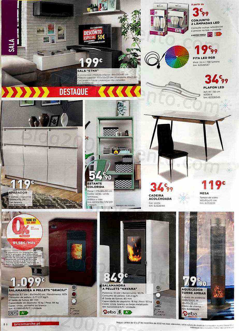 Antevisão Folheto BRICOMARCHÉ Promoções de 10 a 27 novembro