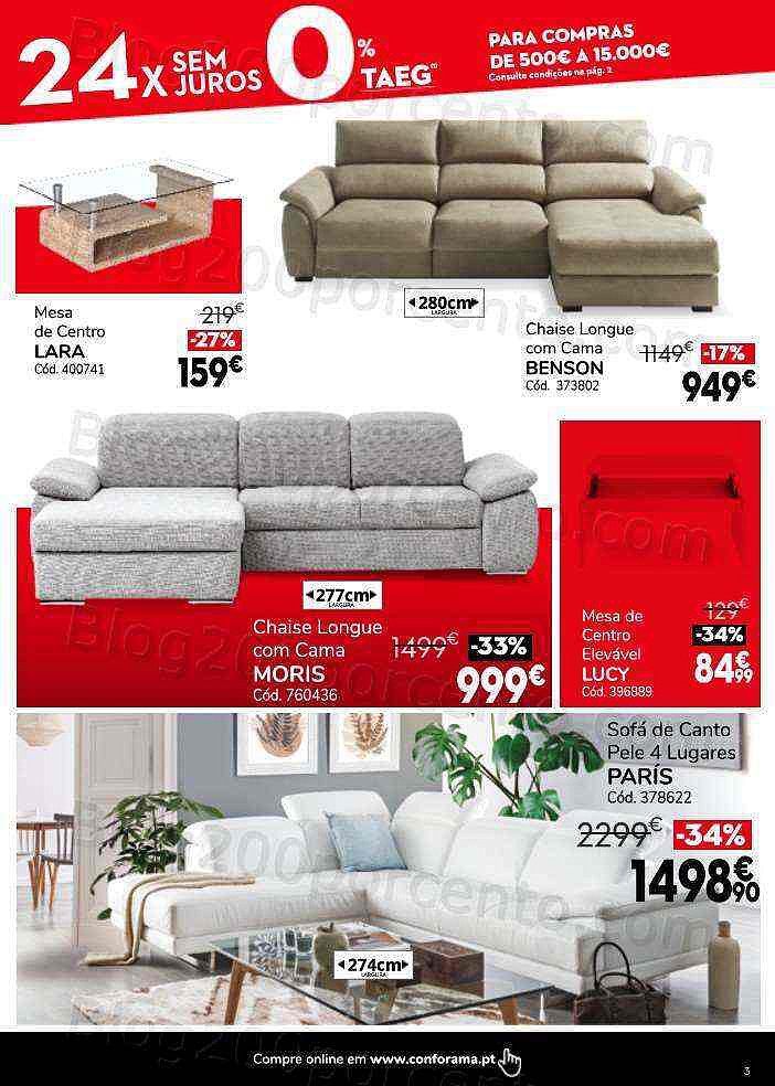 Antevisão Folheto CONFORAMA Black Friday Promoções de 3 a 22 novembro