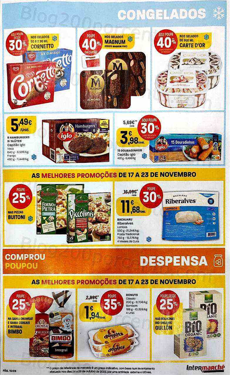Antevisão Folheto INTERMARCHÉ Promoções de 17 a 23 novembro