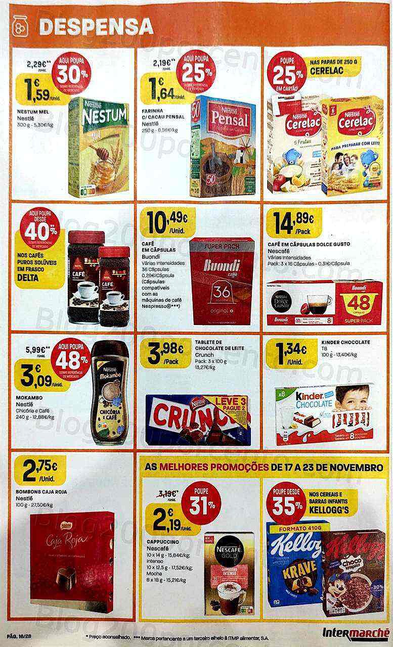 Antevisão Folheto INTERMARCHÉ Promoções de 17 a 23 novembro