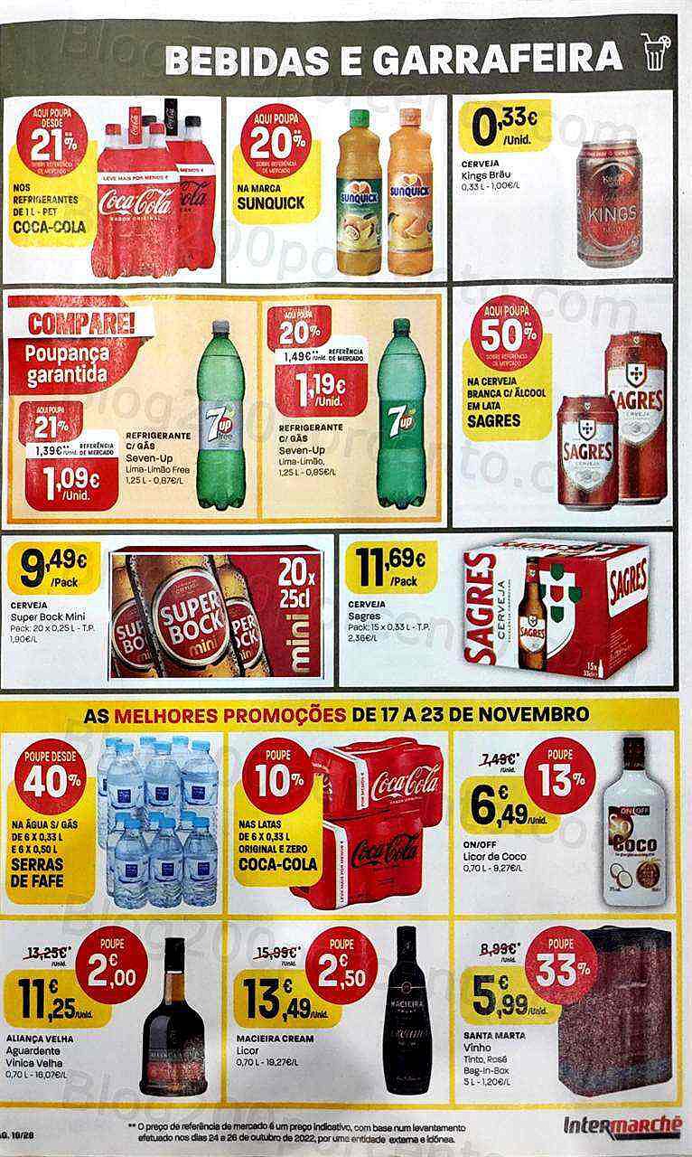 Antevisão Folheto INTERMARCHÉ Promoções de 17 a 23 novembro