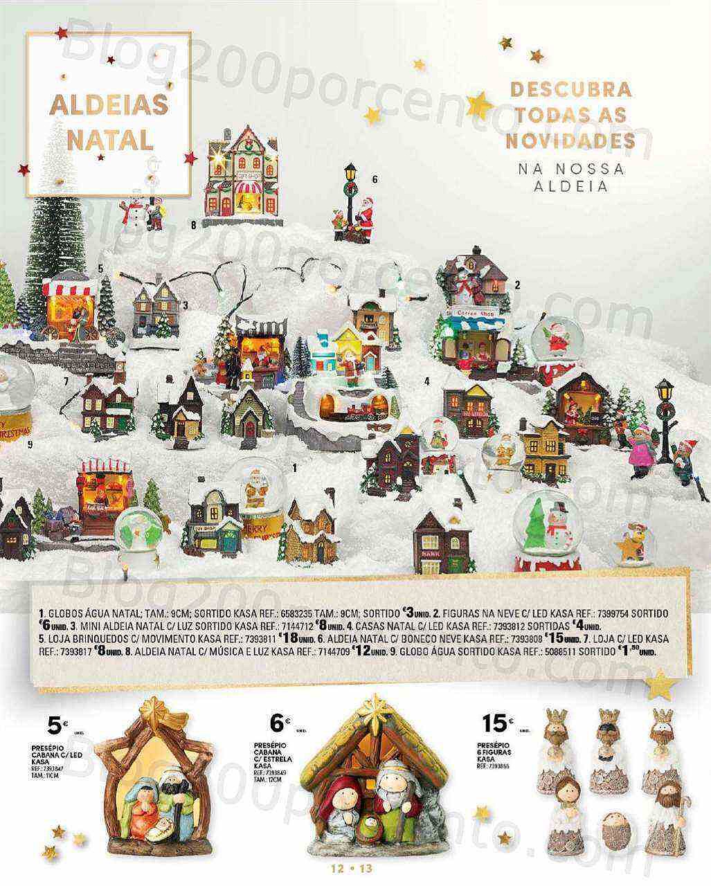 Antevisão Folheto CONTINENTE Decoração de Natal Promoções de 8 novembro a 24 dezembro