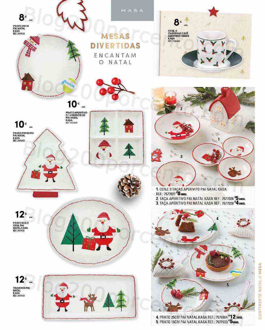 Antevisão Folheto CONTINENTE Decoração de Natal Promoções de 8 novembro a 24 dezembro