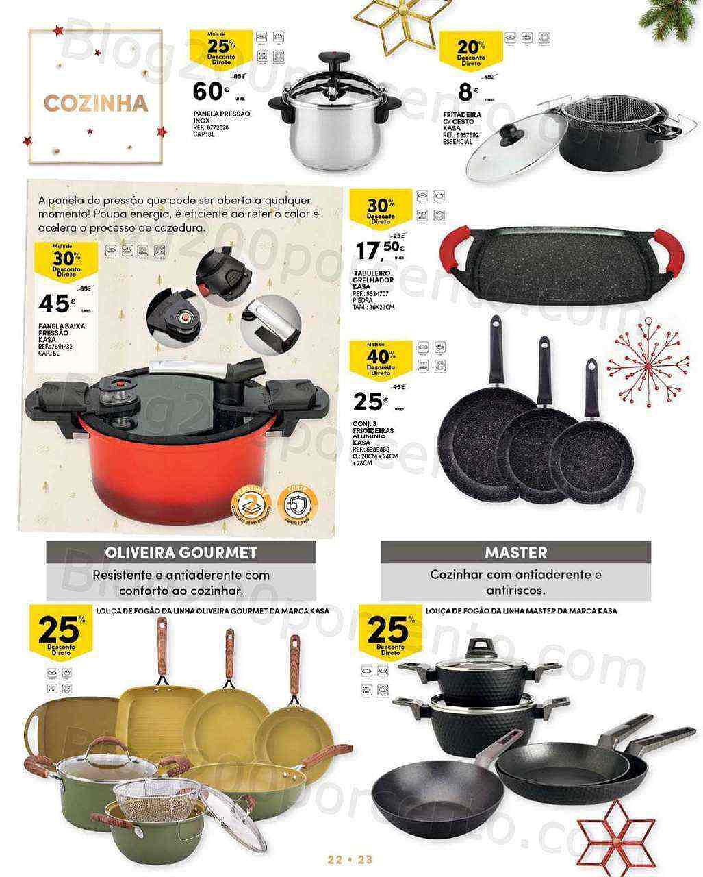 Antevisão Folheto CONTINENTE Decoração de Natal Promoções de 8 novembro a 24 dezembro