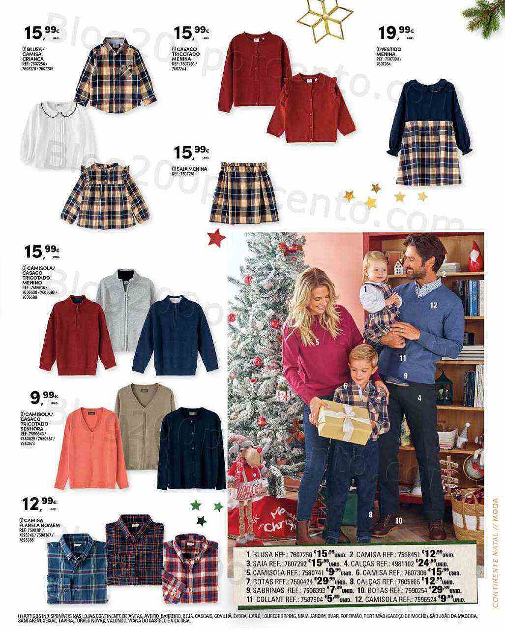 Antevisão Folheto CONTINENTE Decoração de Natal Promoções de 8 novembro a 24 dezembro