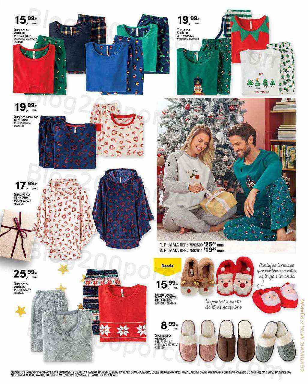 Antevisão Folheto CONTINENTE Decoração de Natal Promoções de 8 novembro a 24 dezembro