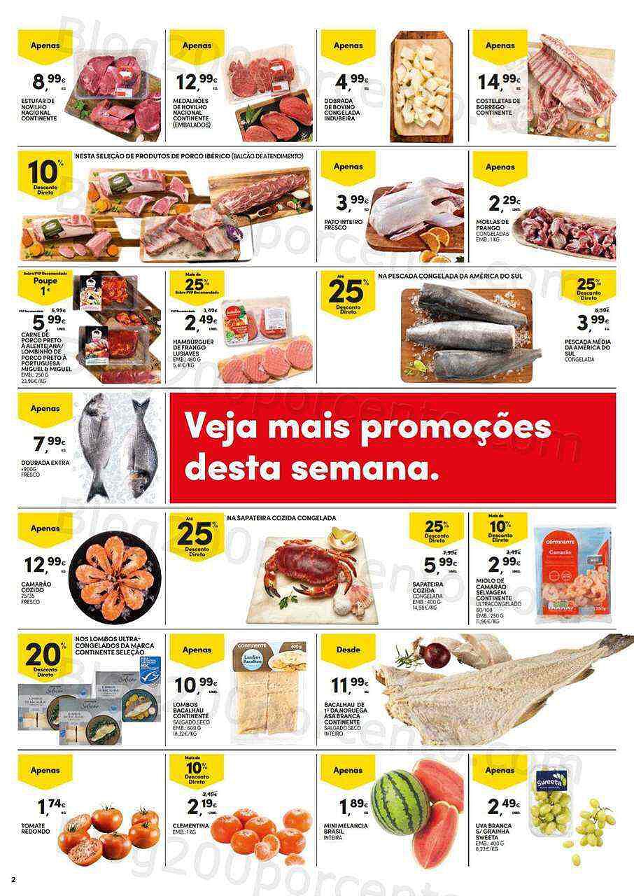 Antevisão Folheto CONTINENTE Promoções Fim de Semana - 11 a 14 novembro