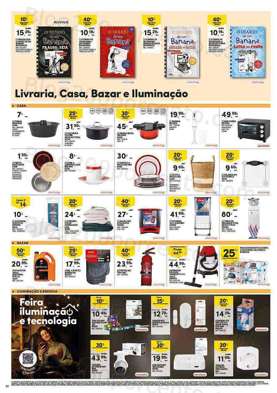 Antevisão Folheto CONTINENTE Bazar Promoções de 15 a 21 novembro