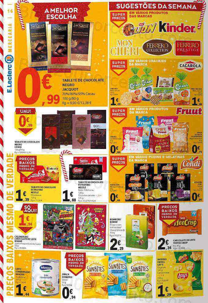 Antevisão Folheto E-LECLERC Promoções de 10 a 16 novembro