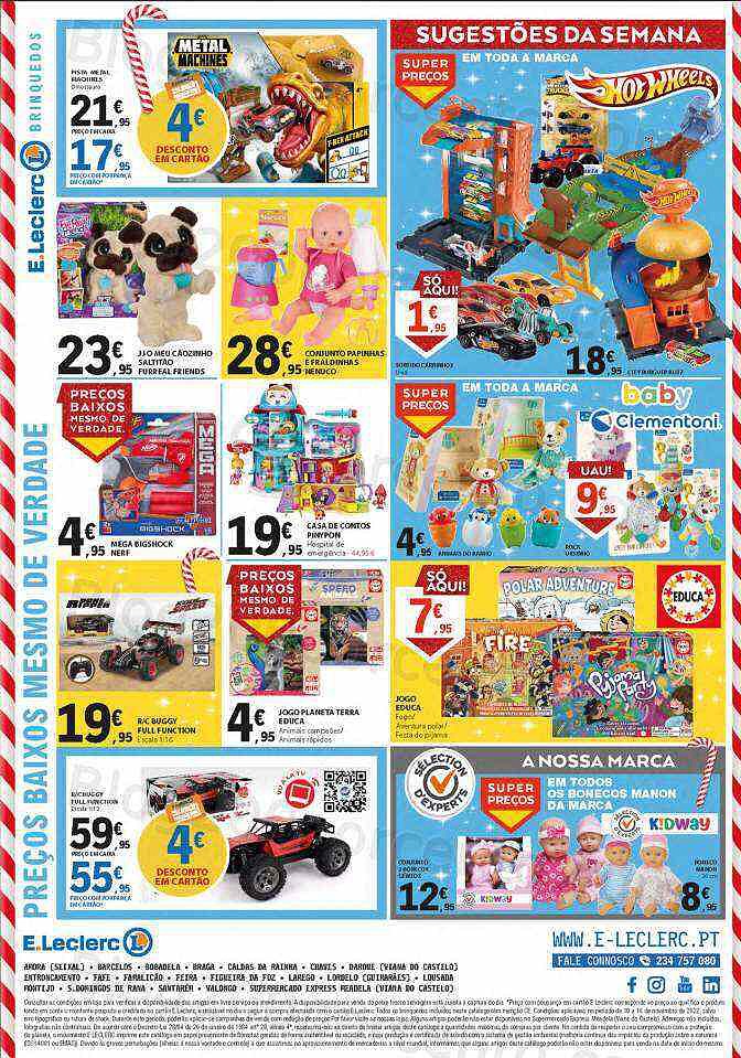 Antevisão Folheto E-LECLERC Promoções de 10 a 16 novembro