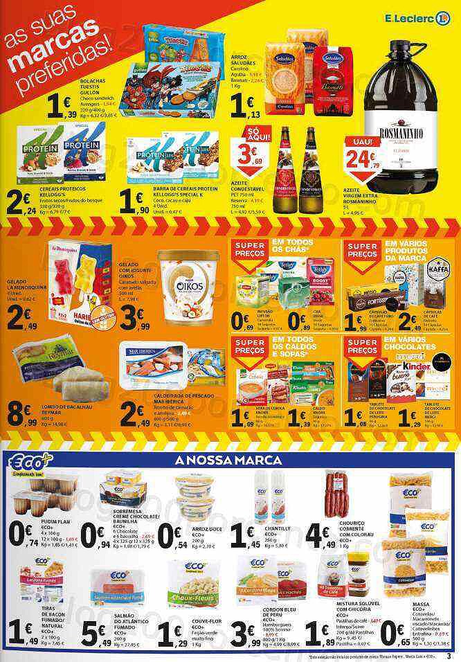 Antevisão Folheto E-LECLERC Promoções Fim de Semana - 4 a 6 novembro