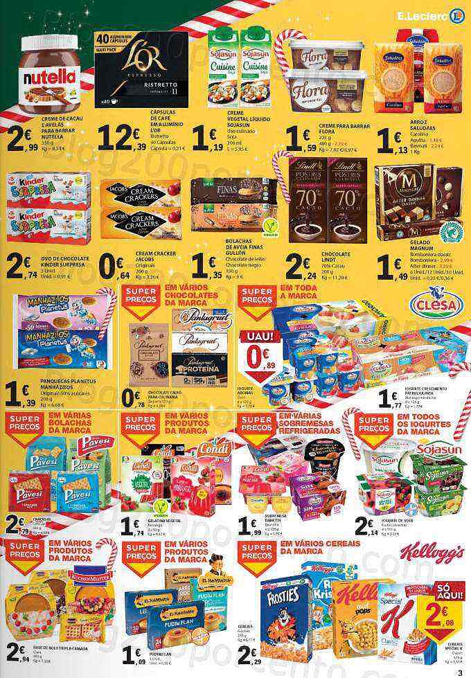 Antevisão Folheto E-LECLERC Promoções Fim de Semana - 11 a 13 novembro