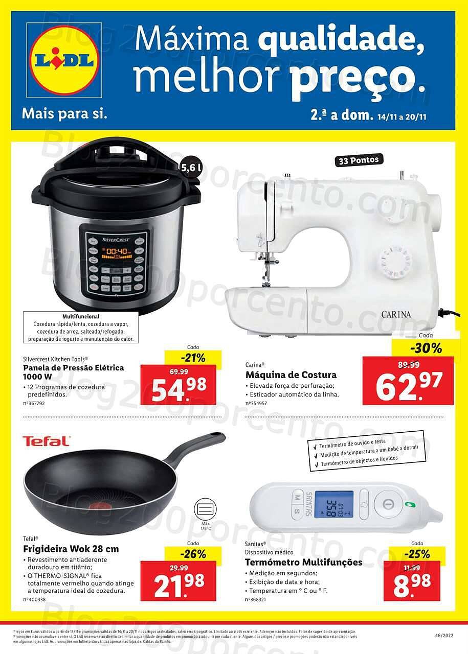 Antevisão Folheto LIDL Bazar Extra Promoções de 14 a 20 novembro