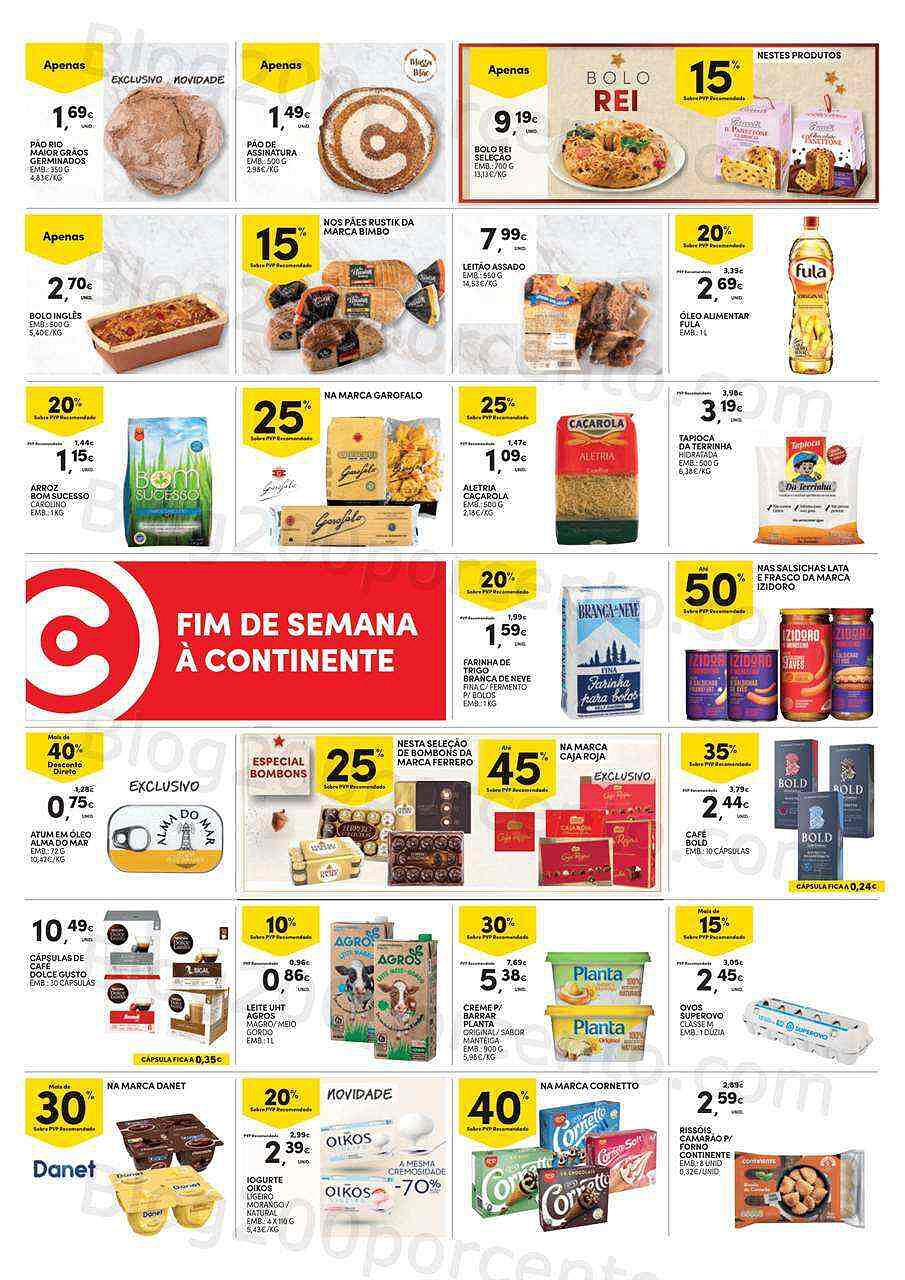 Antevisão Folheto CONTINENTE Promoções Fim de Semana - 4 a 7 novembro