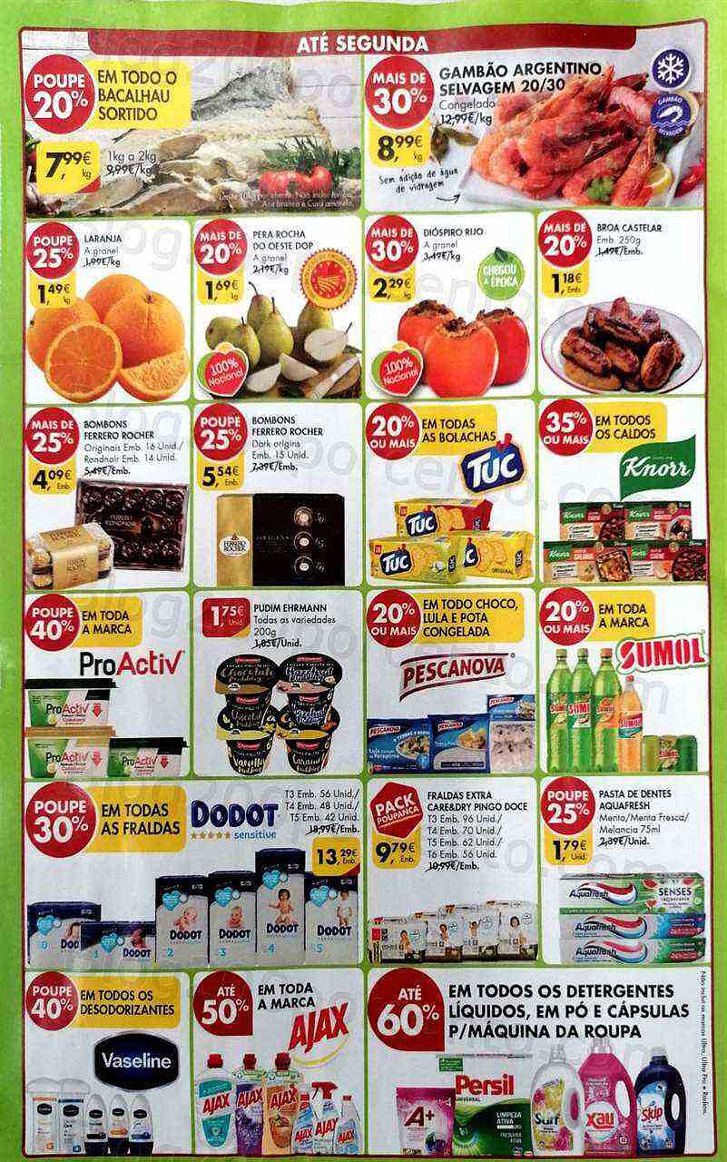 Antevisão Folheto PINGO DOCE Promoções Fim de Semana - 4 a 7 novembro