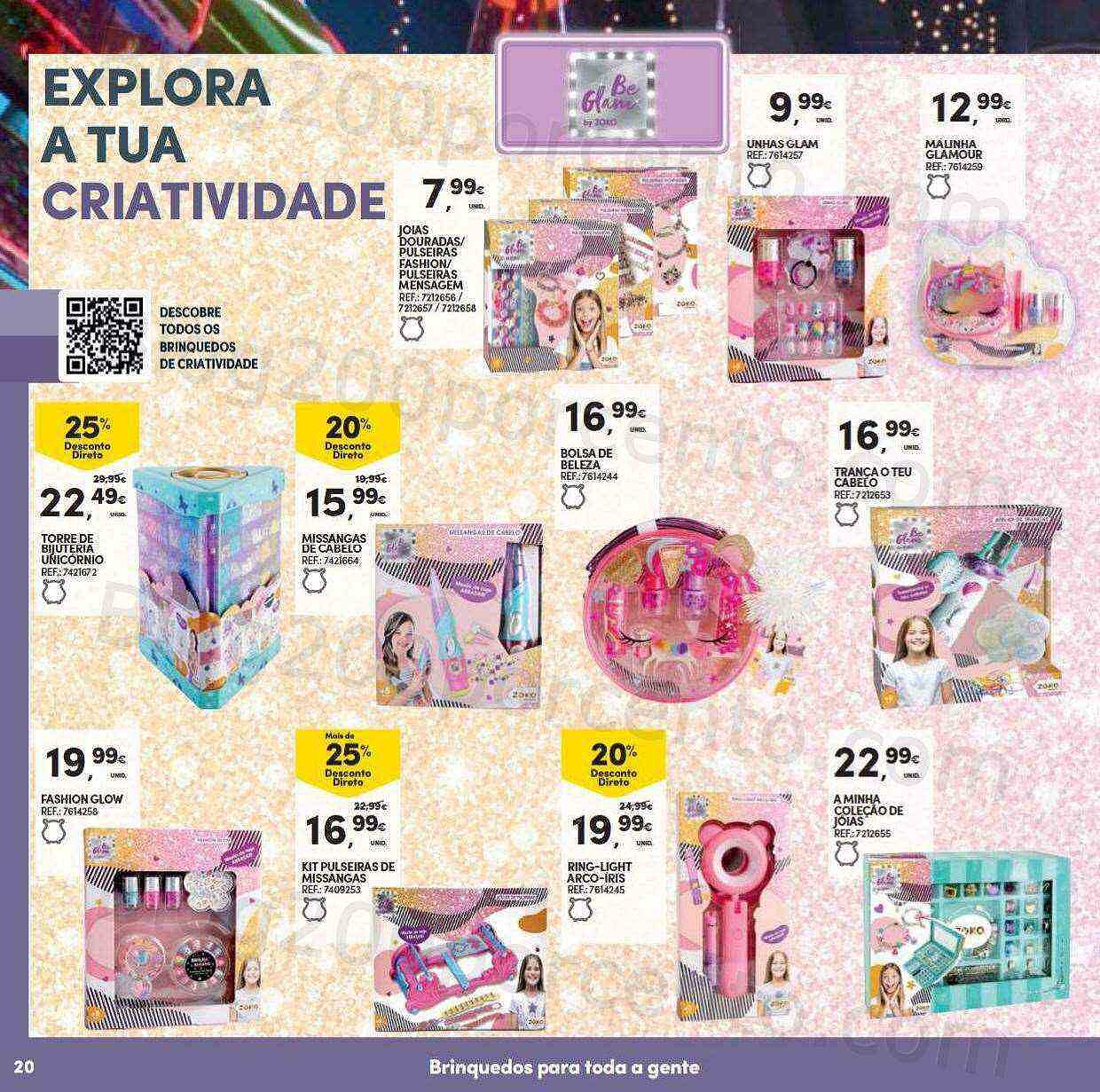 Antevisão Folheto CONTINENTE Brinquedos de Natal Promoções de 8 novembro a 11 dezembro