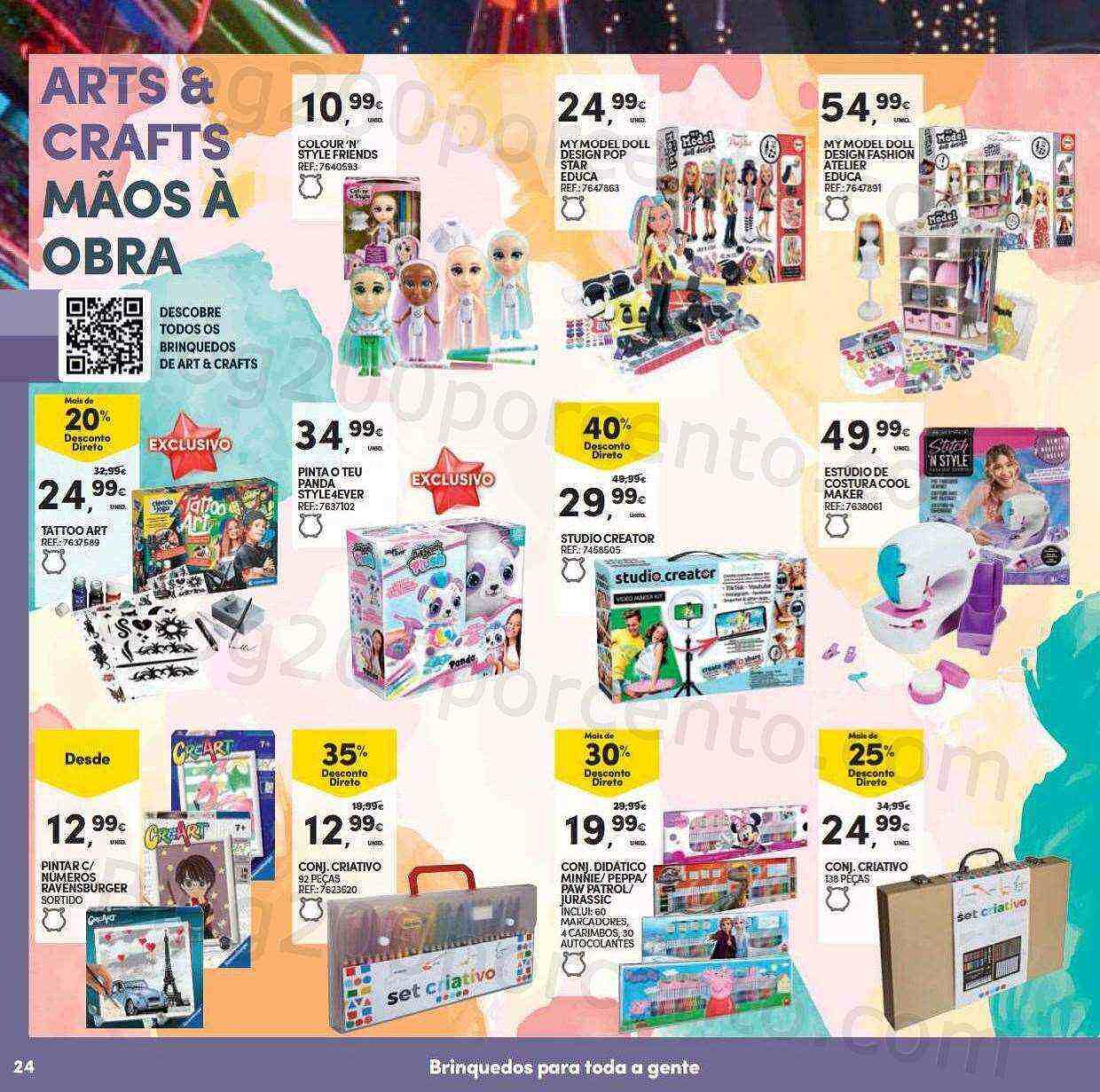 Antevisão Folheto CONTINENTE Brinquedos de Natal Promoções de 8 novembro a 11 dezembro