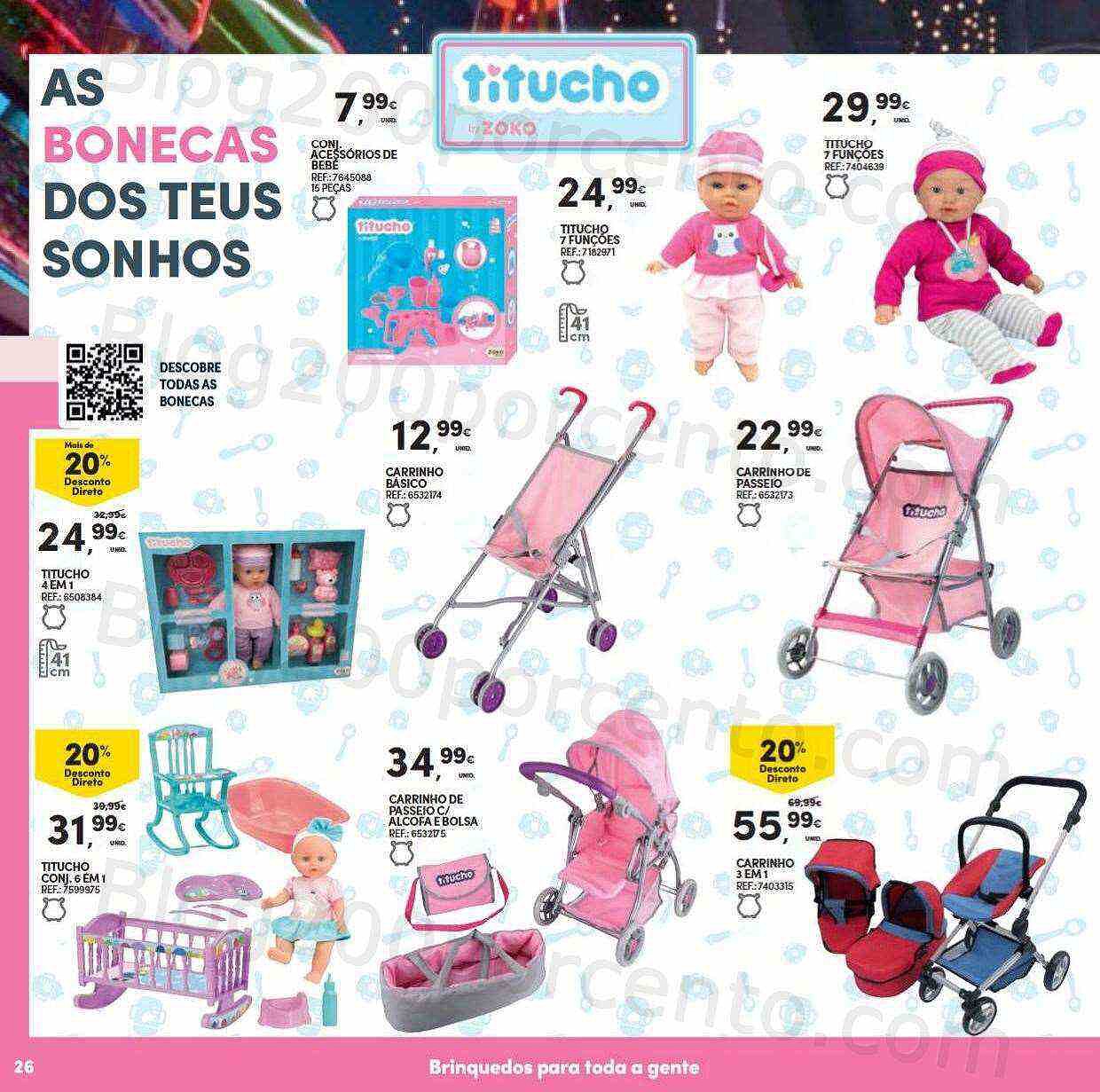 Antevisão Folheto CONTINENTE Brinquedos de Natal Promoções de 8 novembro a 11 dezembro