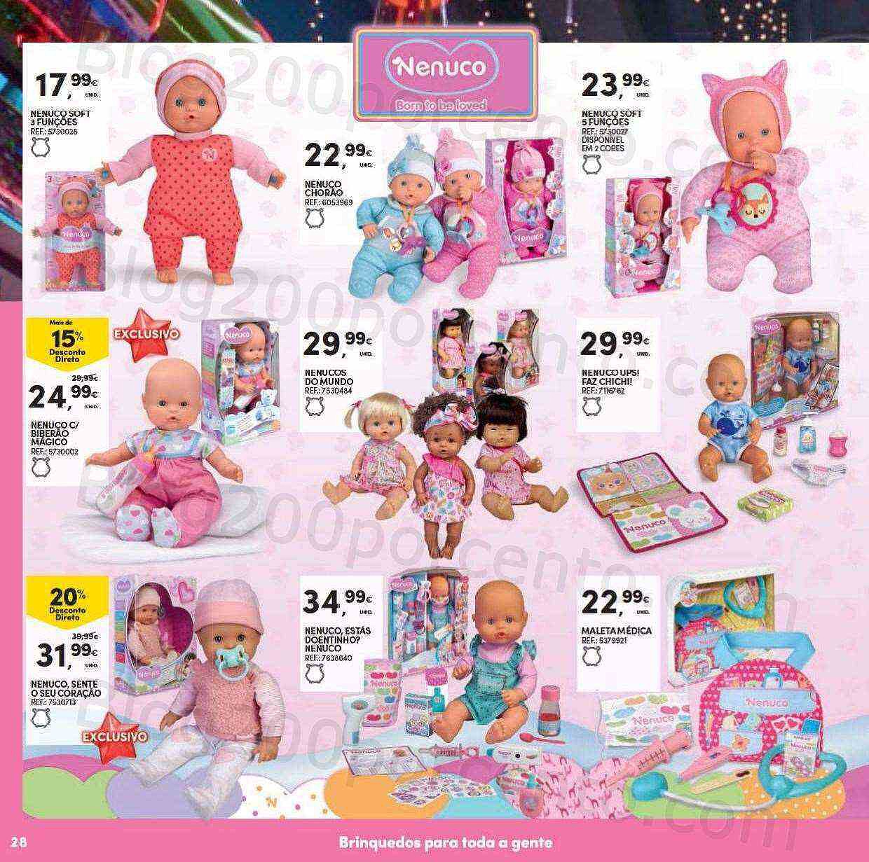 Antevisão Folheto CONTINENTE Brinquedos de Natal Promoções de 8 novembro a 11 dezembro