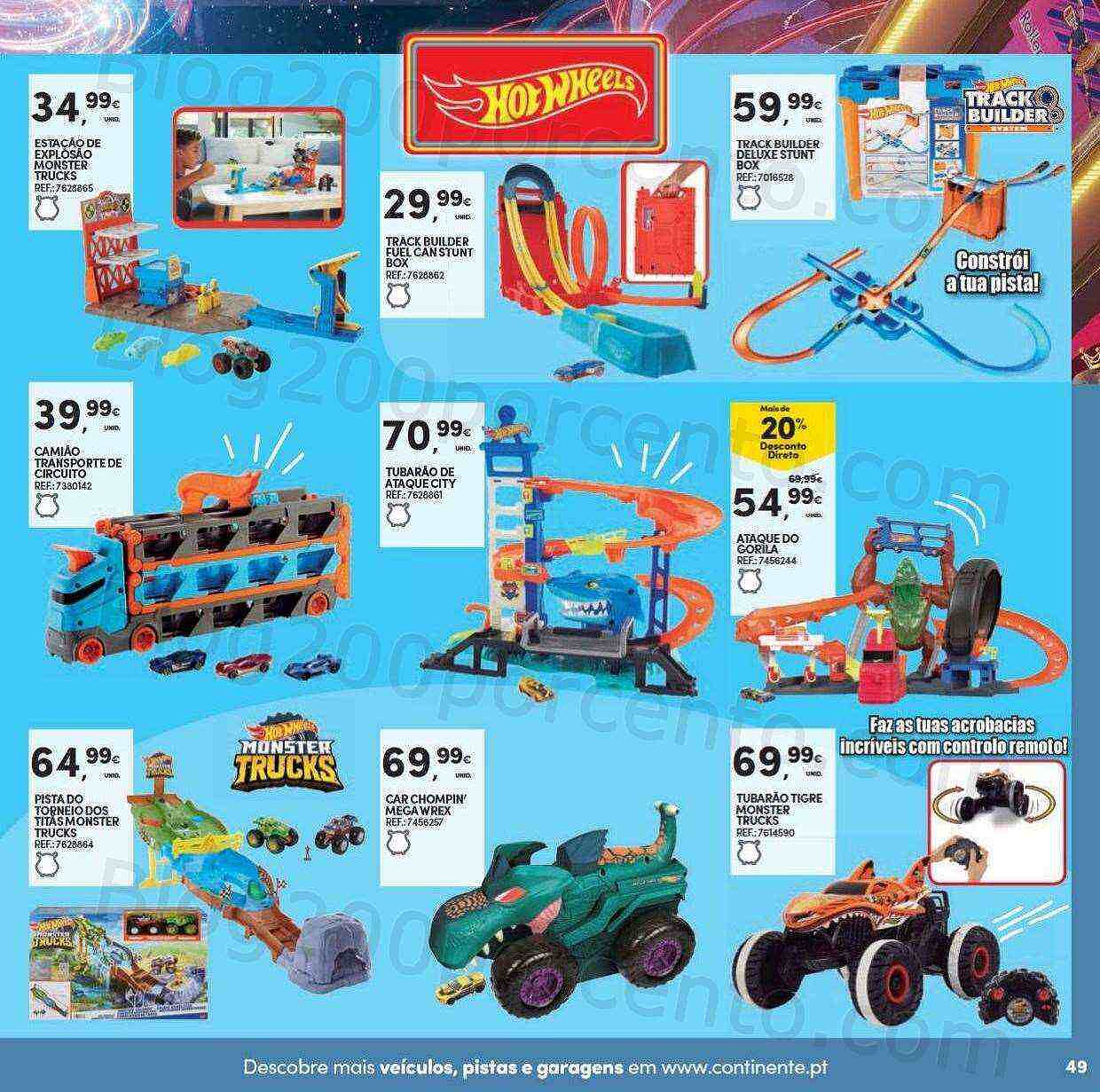 Antevisão Folheto CONTINENTE Brinquedos de Natal Promoções de 8 novembro a 11 dezembro