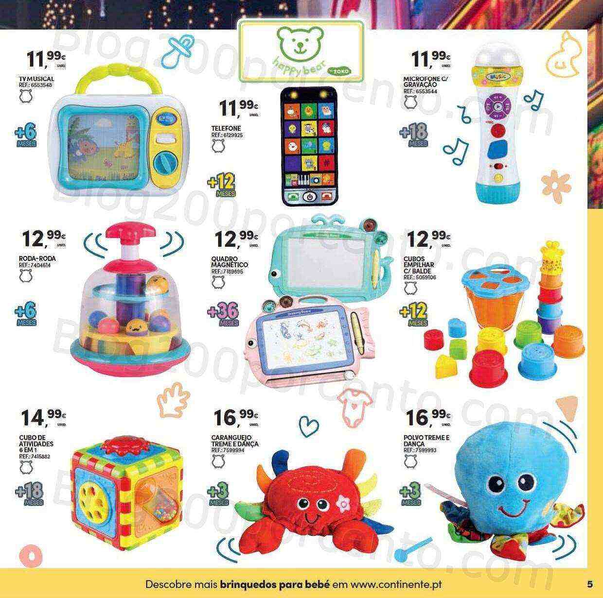 Antevisão Folheto CONTINENTE Brinquedos de Natal Promoções de 8 novembro a 11 dezembro