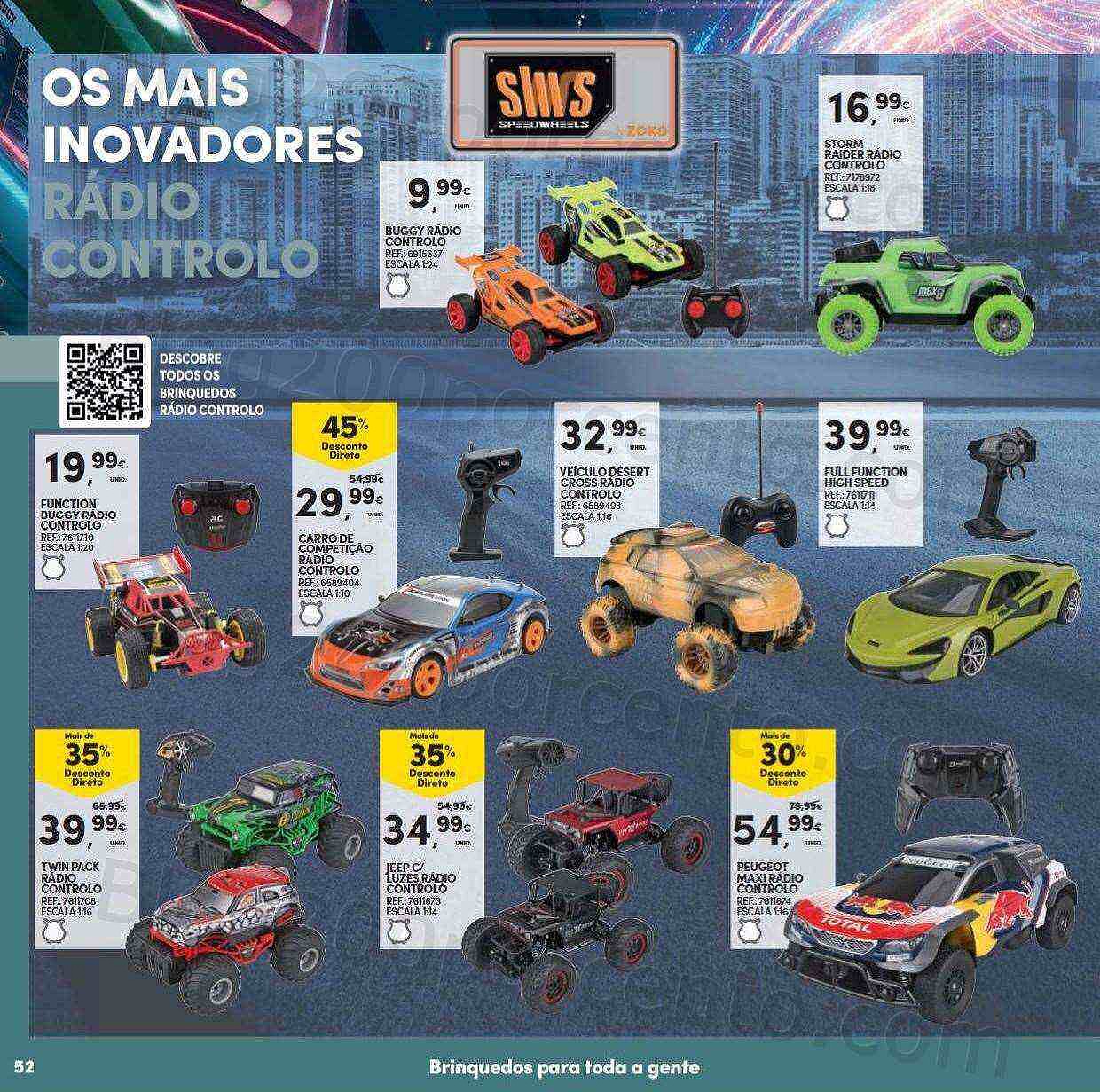 Antevisão Folheto CONTINENTE Brinquedos de Natal Promoções de 8 novembro a 11 dezembro