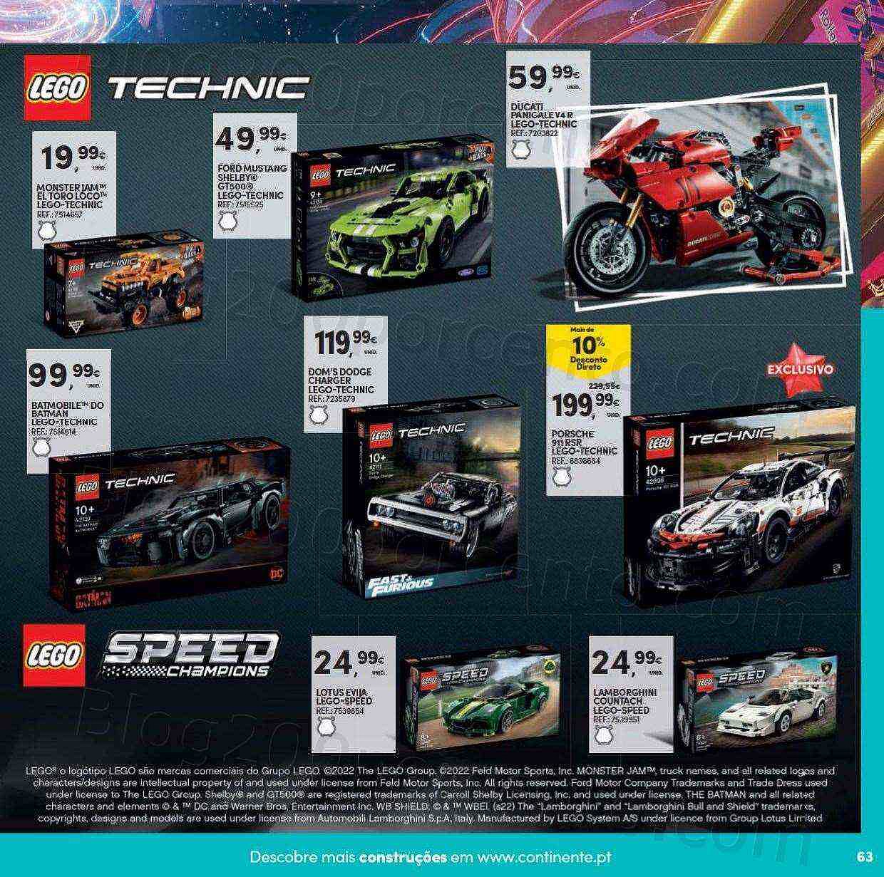 Antevisão Folheto CONTINENTE Brinquedos de Natal Promoções de 8 novembro a 11 dezembro