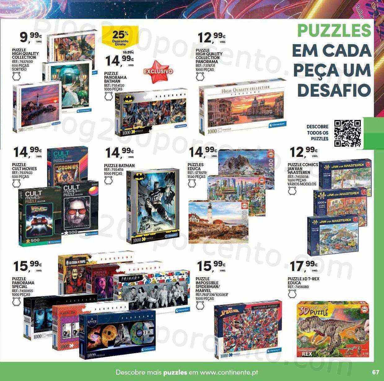 Antevisão Folheto CONTINENTE Brinquedos de Natal Promoções de 8 novembro a 11 dezembro