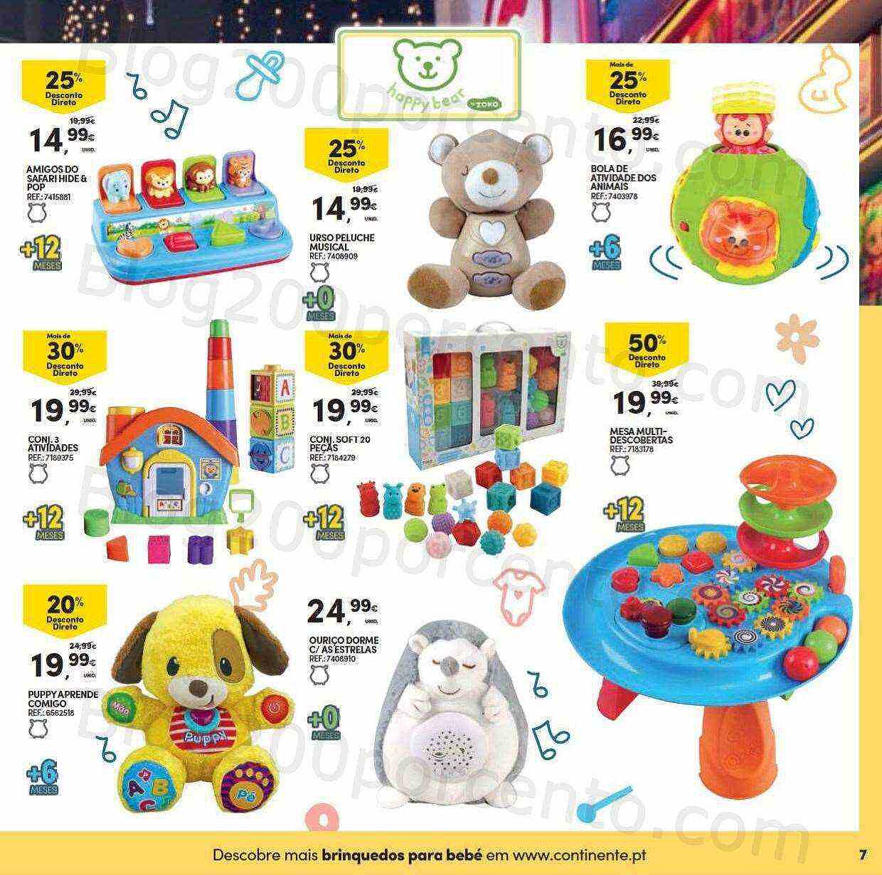 Antevisão Folheto CONTINENTE Brinquedos de Natal Promoções de 8 novembro a 11 dezembro