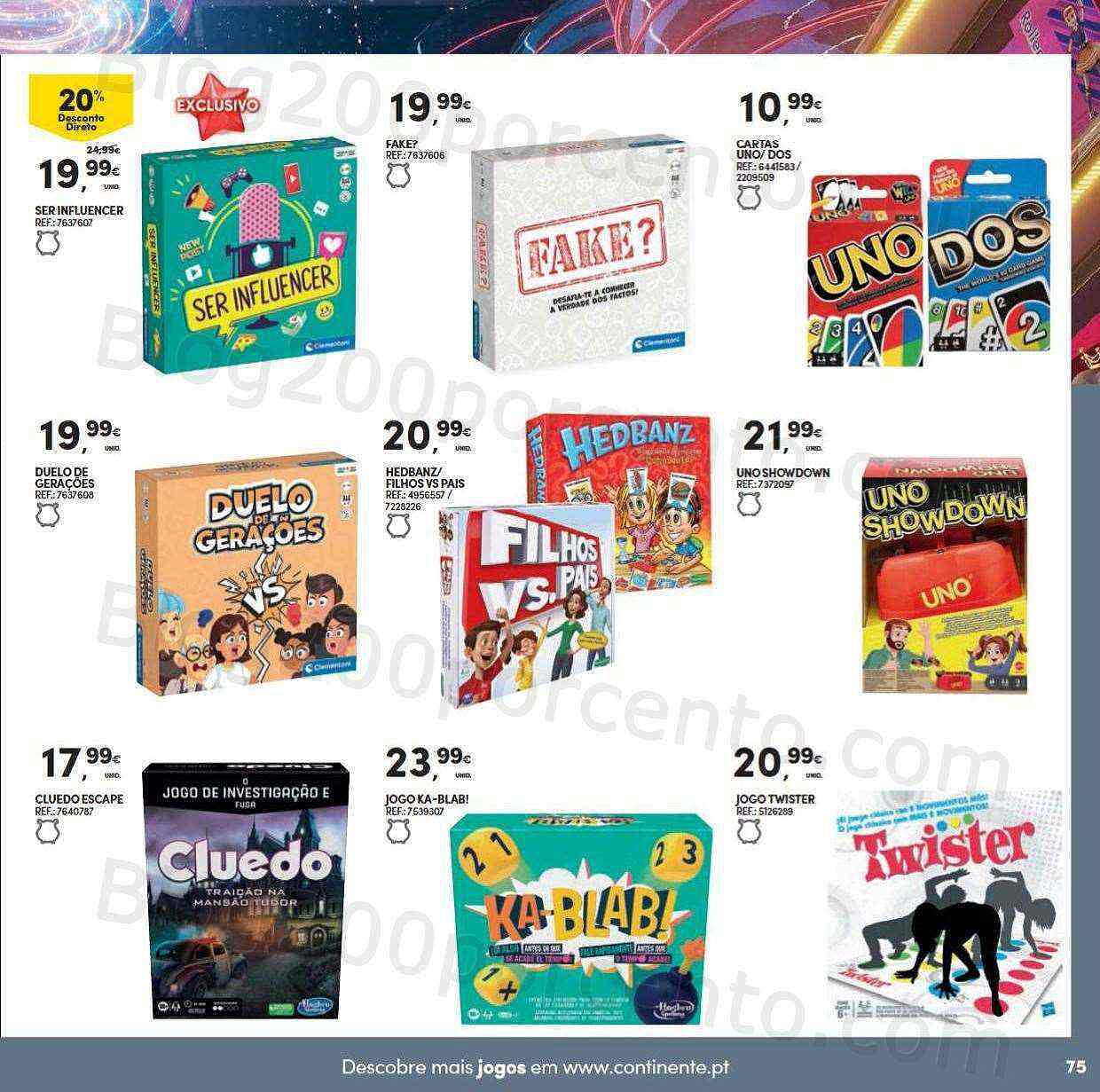 Antevisão Folheto CONTINENTE Brinquedos de Natal Promoções de 8 novembro a 11 dezembro