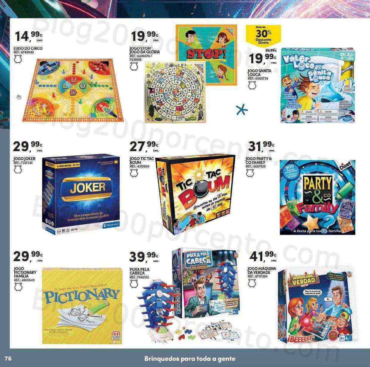 Antevisão Folheto CONTINENTE Brinquedos de Natal Promoções de 8 novembro a 11 dezembro