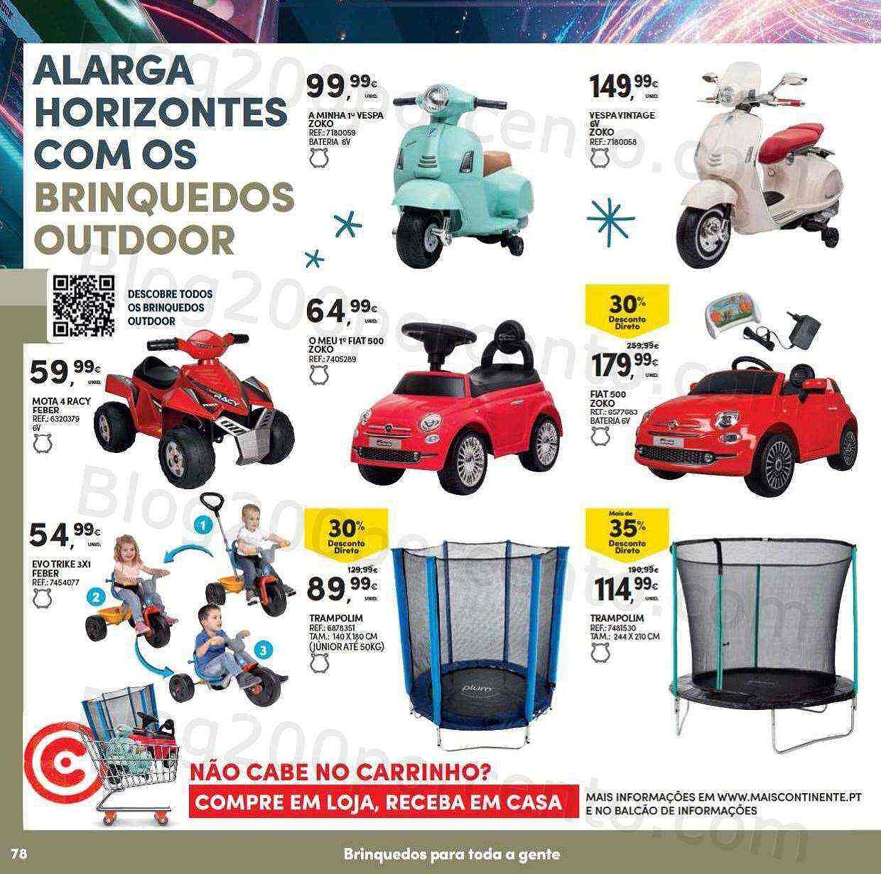 Antevisão Folheto CONTINENTE Brinquedos de Natal Promoções de 8 novembro a 11 dezembro