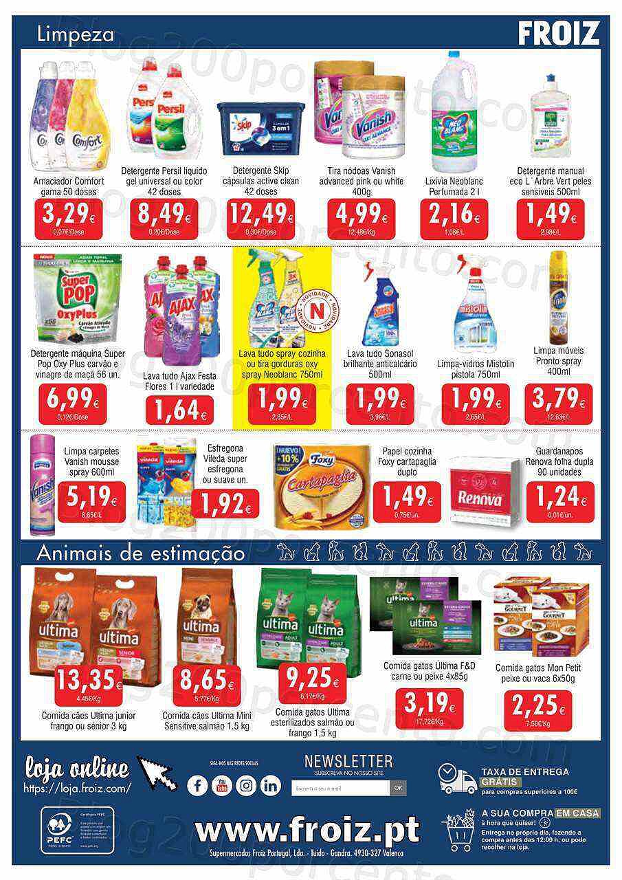 Antevisão Folheto FROIZ Promoções de 10 a 29 novembro