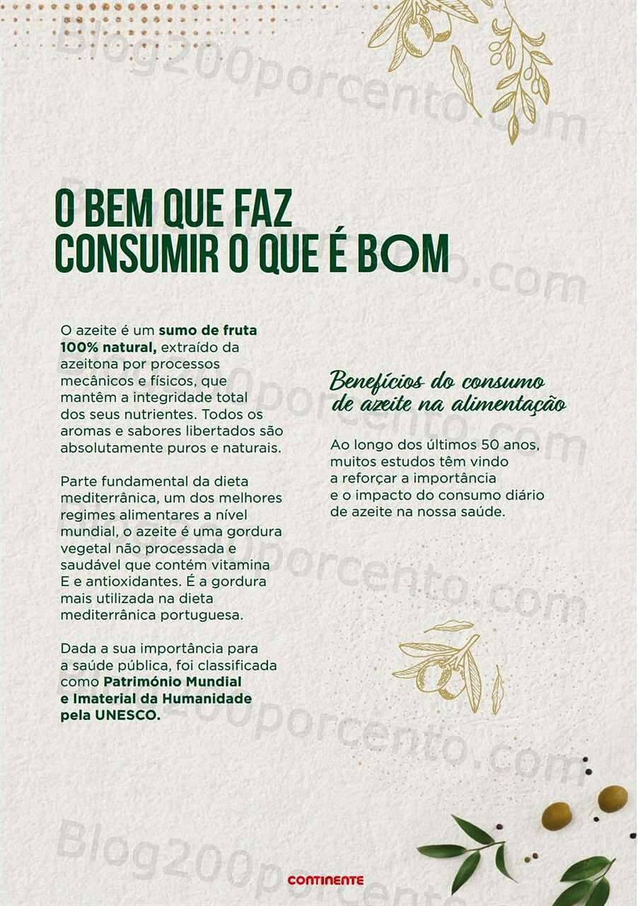 Antevisão Folheto CONTINENTE Guia do Azeite Promoções de 15 novembro a 29 janeiro