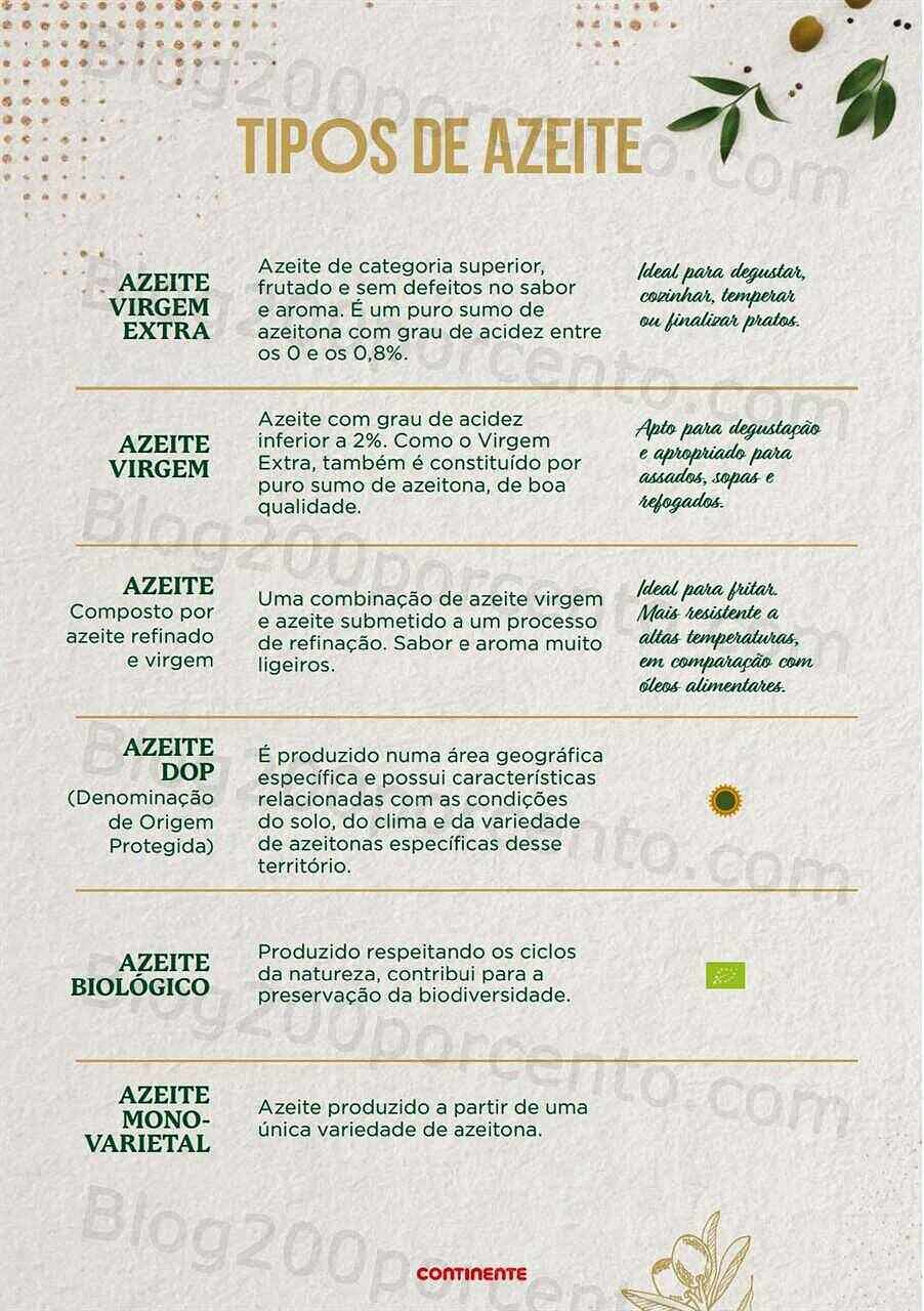 Antevisão Folheto CONTINENTE Guia do Azeite Promoções de 15 novembro a 29 janeiro