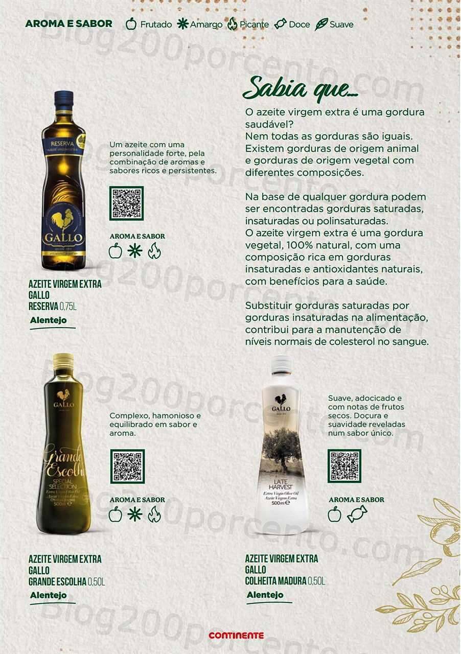 Antevisão Folheto CONTINENTE Guia do Azeite Promoções de 15 novembro a 29 janeiro