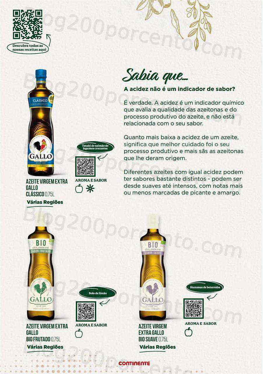 Antevisão Folheto CONTINENTE Guia do Azeite Promoções de 15 novembro a 29 janeiro