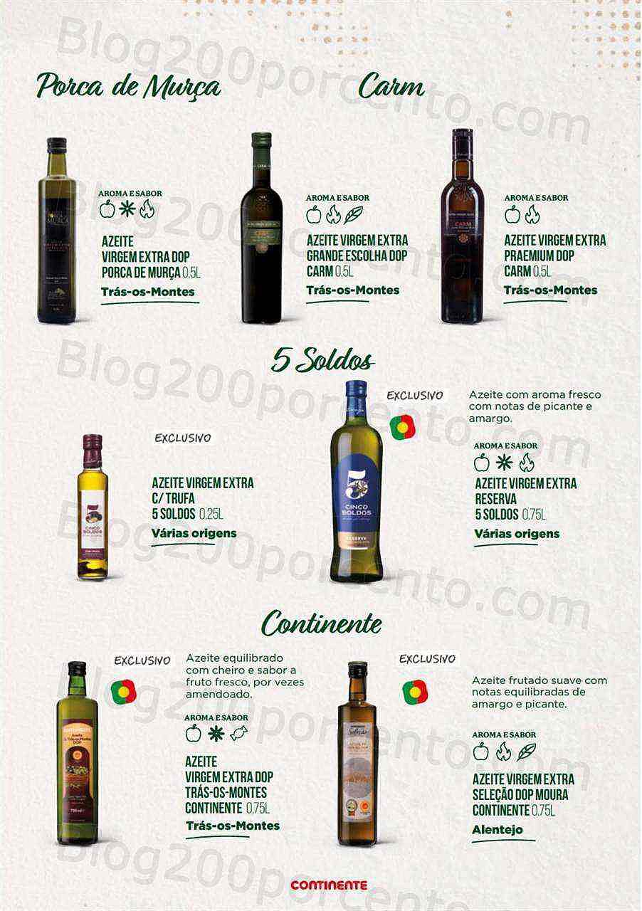 Antevisão Folheto CONTINENTE Guia do Azeite Promoções de 15 novembro a 29 janeiro