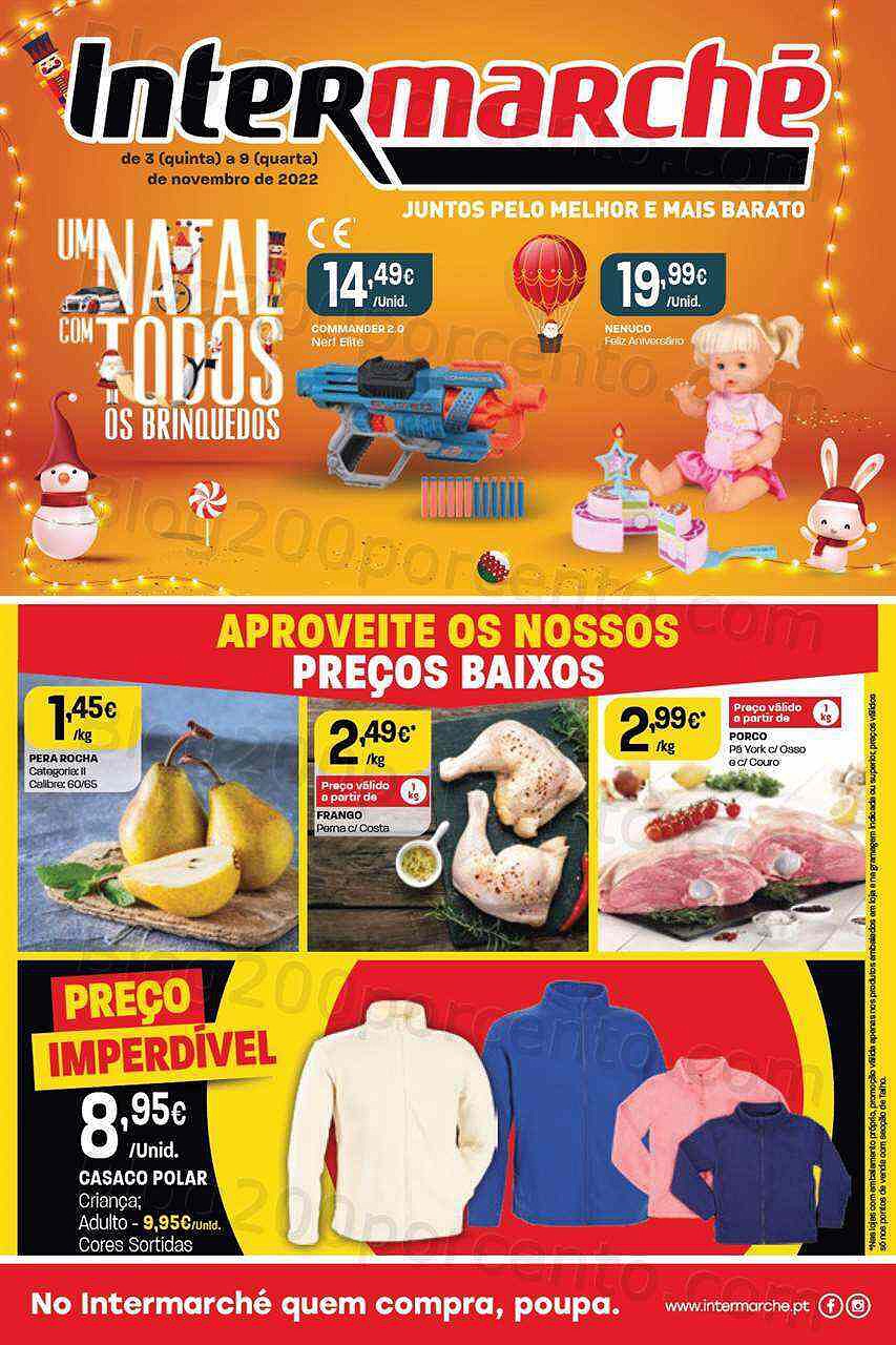 Antevisão Folheto INTERMARCHÉ Contact Promoções de 3 a 9 novembro