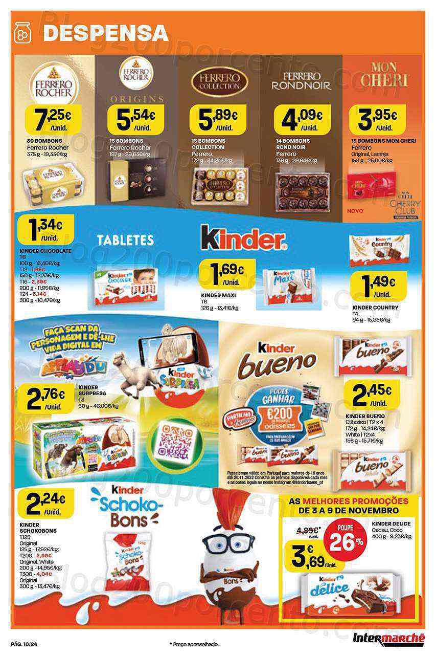 Antevisão Folheto INTERMARCHÉ Contact Promoções de 3 a 9 novembro